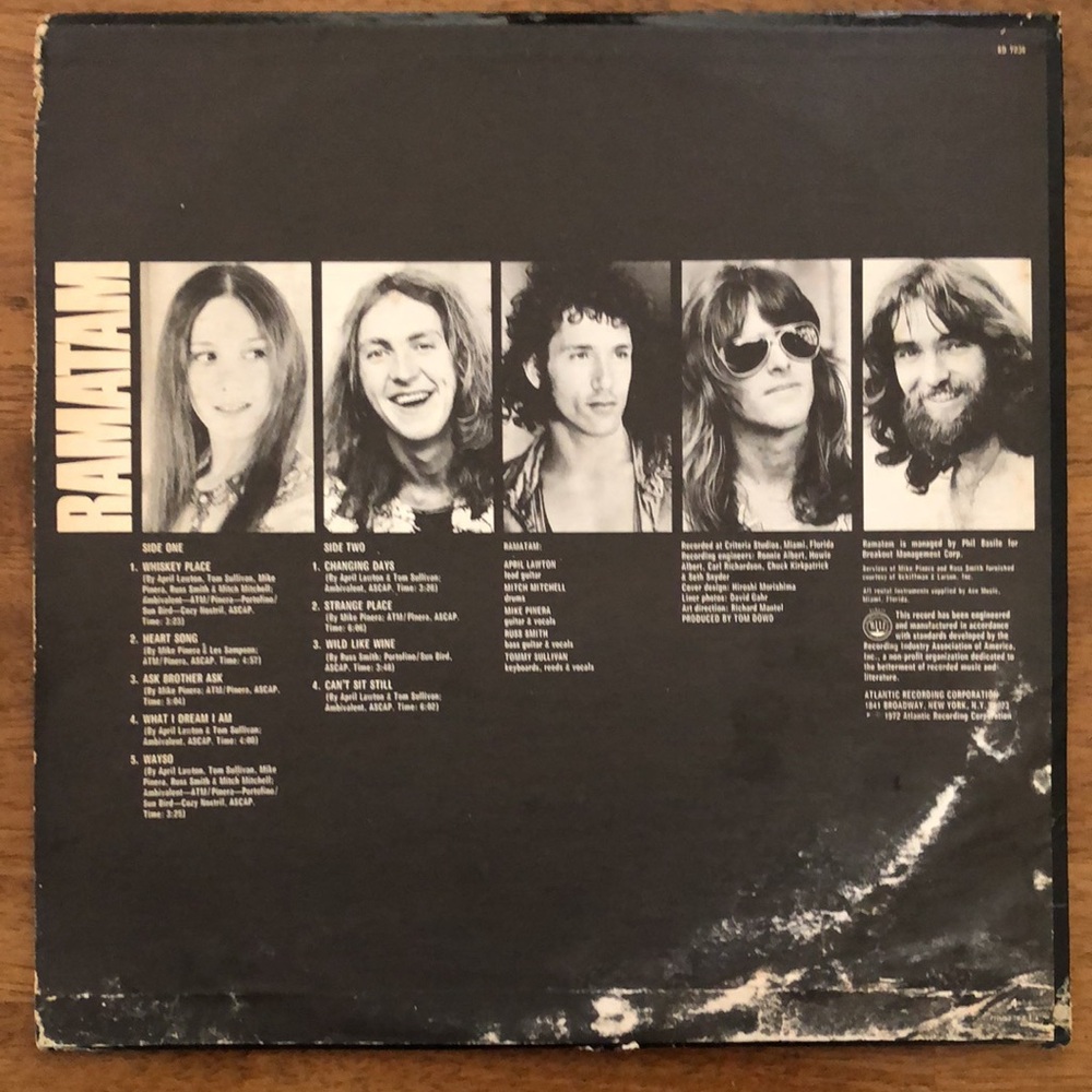 Ramatam Vinyl Album